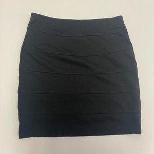 Popular Basics Black Pencil Skirt